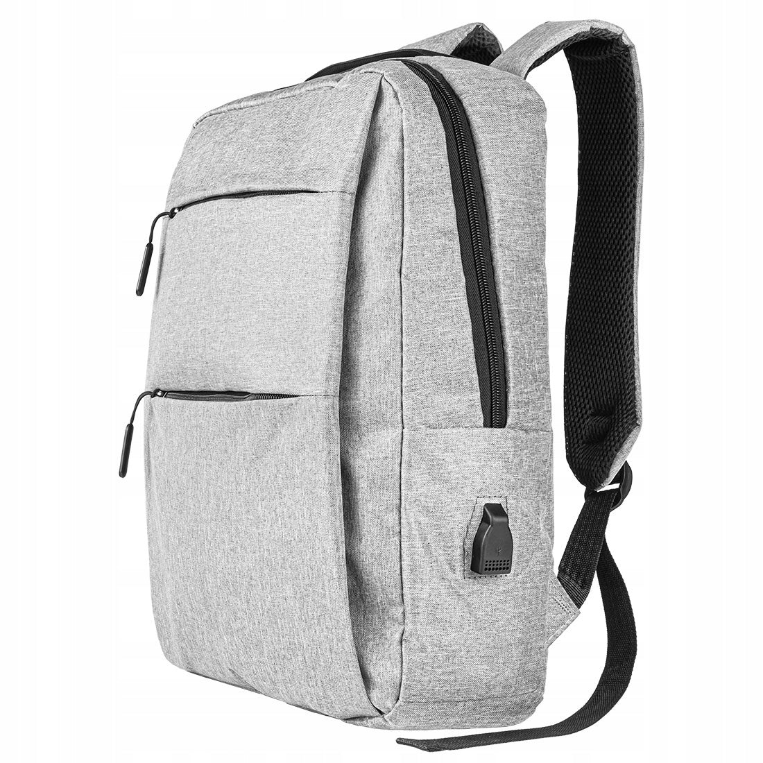 Laptop BACKPACK with USB 15,6 Unisex Grey Packaging status original