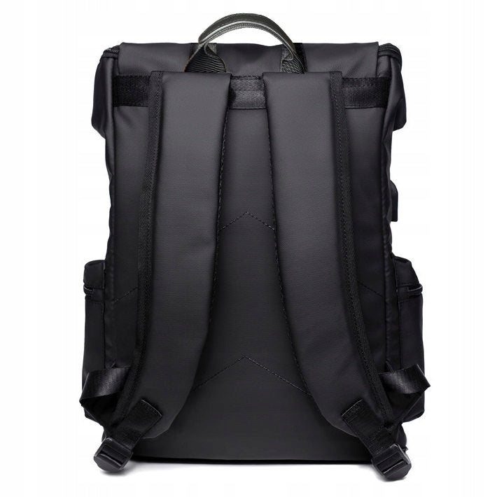 Laptop Backpack Business Waterproof Hiking Spacious Black Brand Permani
