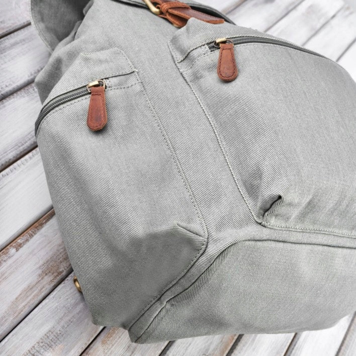 Laptop Backpack Men's Large for School Work Spacious Grey EAN (GTIN) 5905567205323