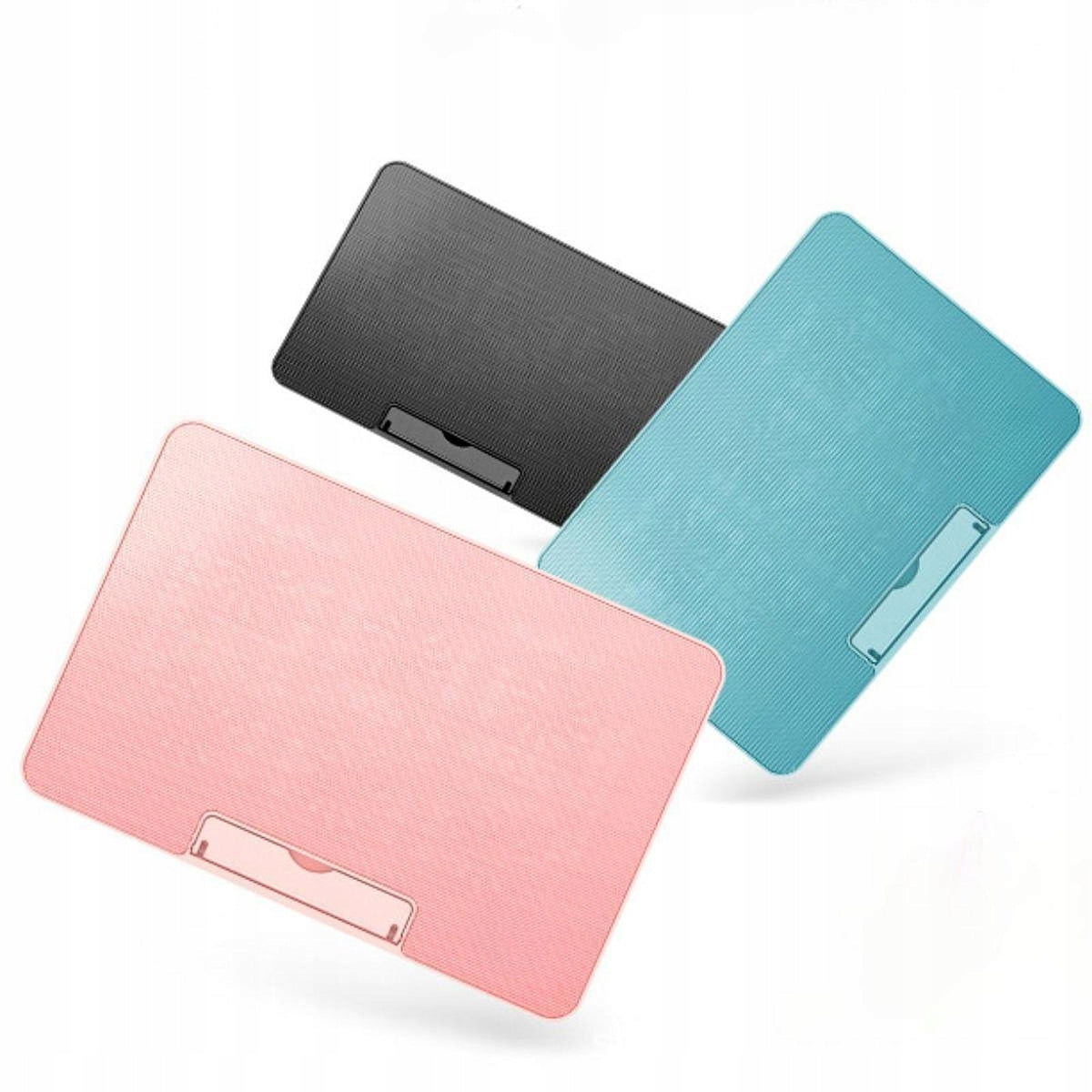 Laptop Cooling Pad Lap Desk Use Display Stand Heat Protection 6 Fans Pink Packaging status original
