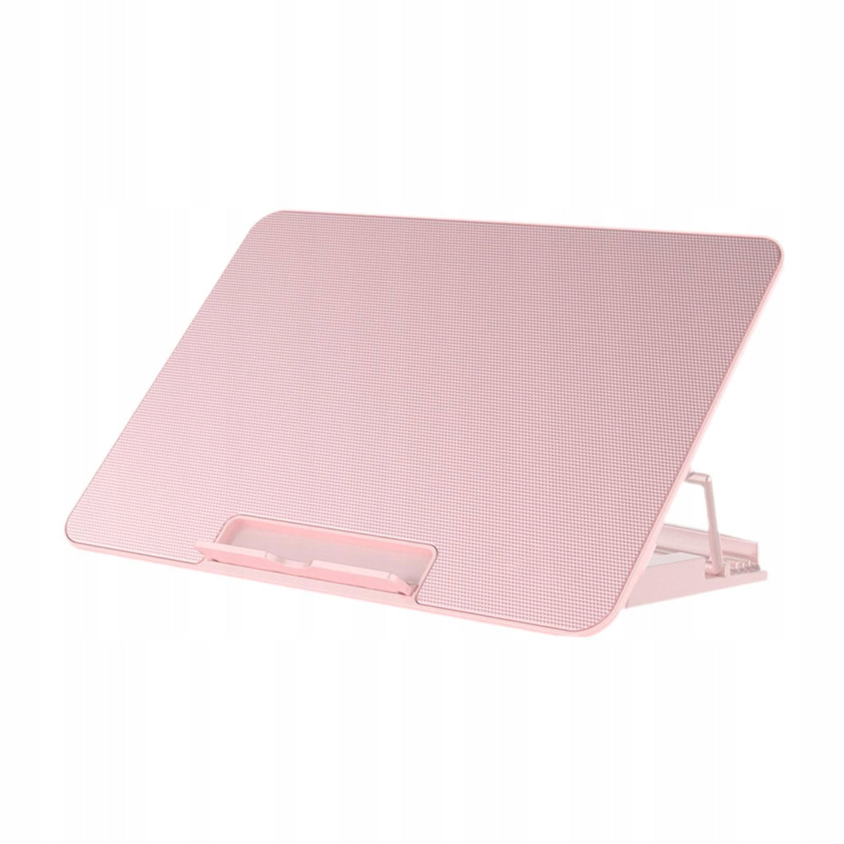 Laptop Cooling Pad Laptop Riser Fan Speed Adjustable Gaming Display Pink Packaging status original