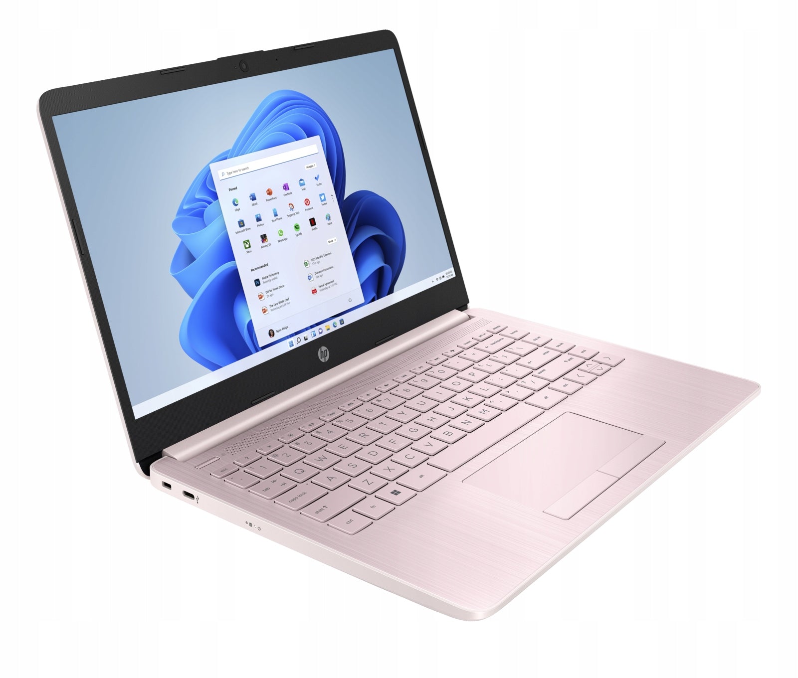 Laptop HP 14 Intel N4120 8GB RAM Intel UHD Win 11 OFFICE Pink
