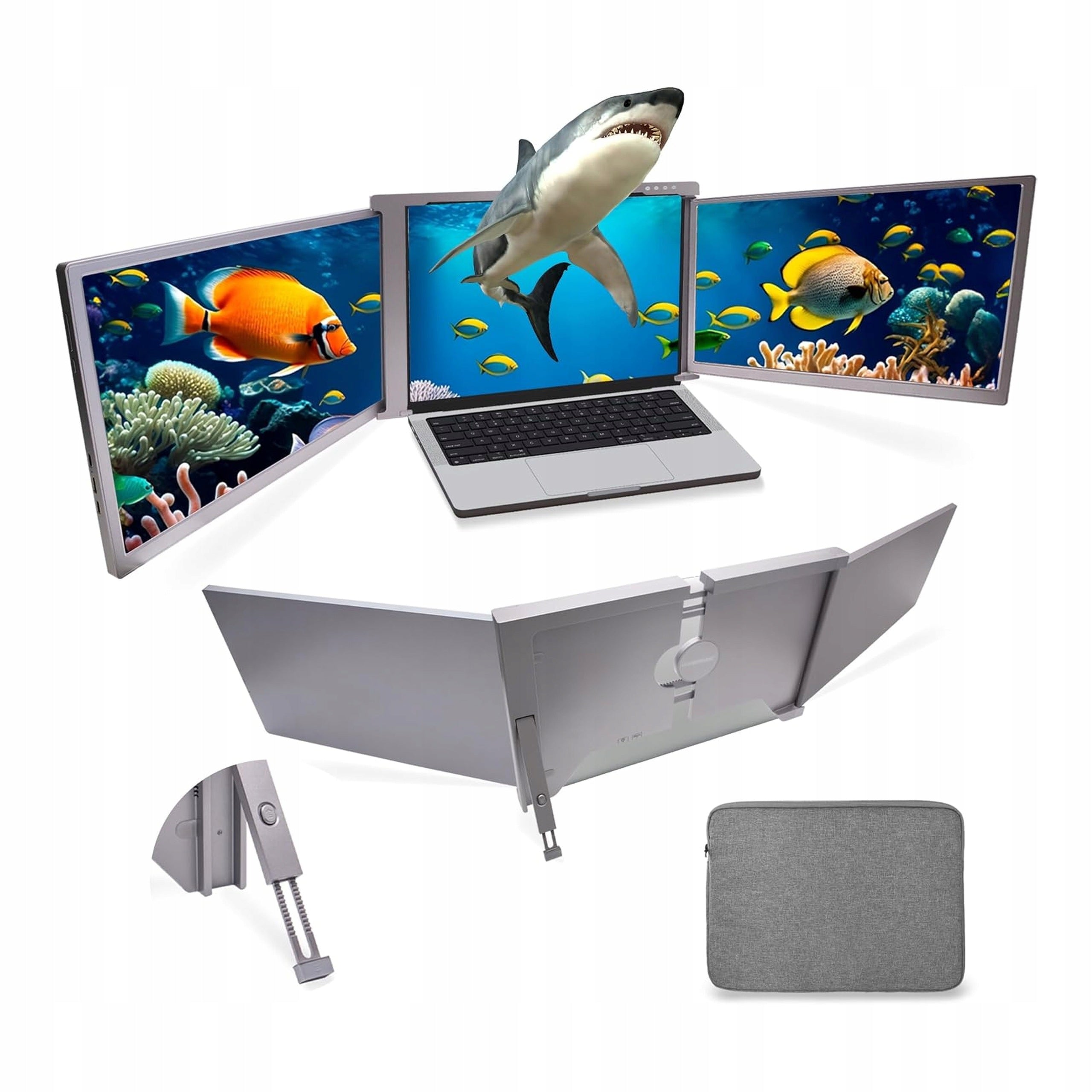Laptop Portable Monitor Screen Extender Triple 11 6 inch FHD IPS