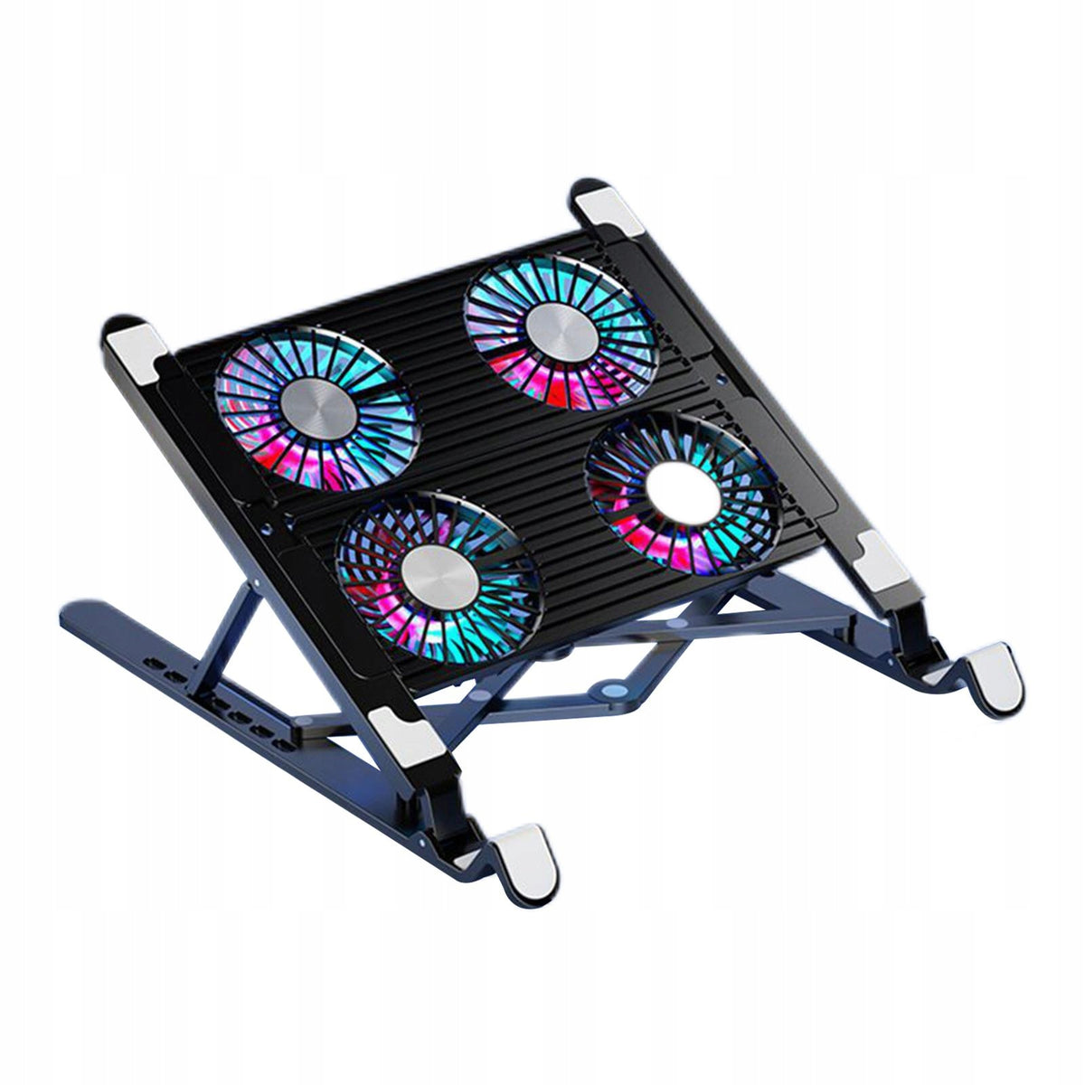 Laptop Stand with 4 Cooling Fans Cooler Non Slip Computer Portable Laptop