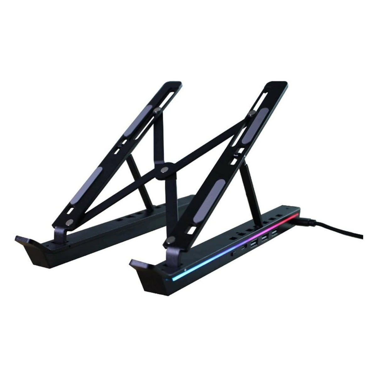 Laptop Stand with Docking Station - 4 in 1 RGB
