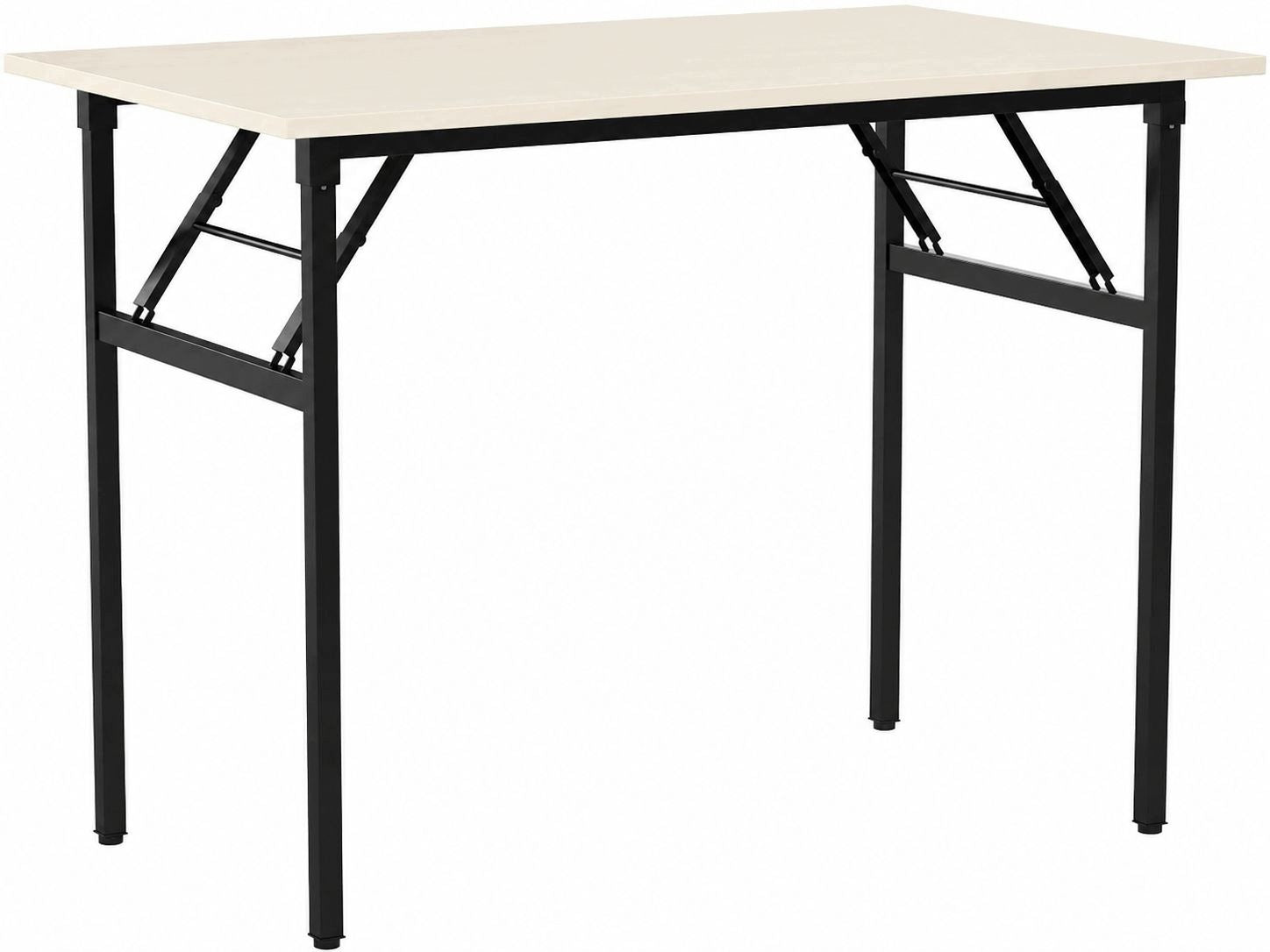 Laptop Table Folding Large Computer Desk 100x50x76 cm WHITE Manufacturer code Stolik pod Laptopa Składany Anytech Biały