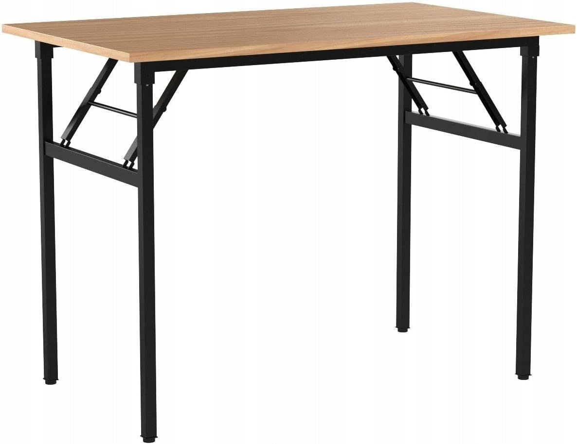 Laptop Table Folding Small Computer Desk 80 x 40 x 76 cm BROWN Manufacturer code Stolik pod Laptopa Składany Anytech Brązowe