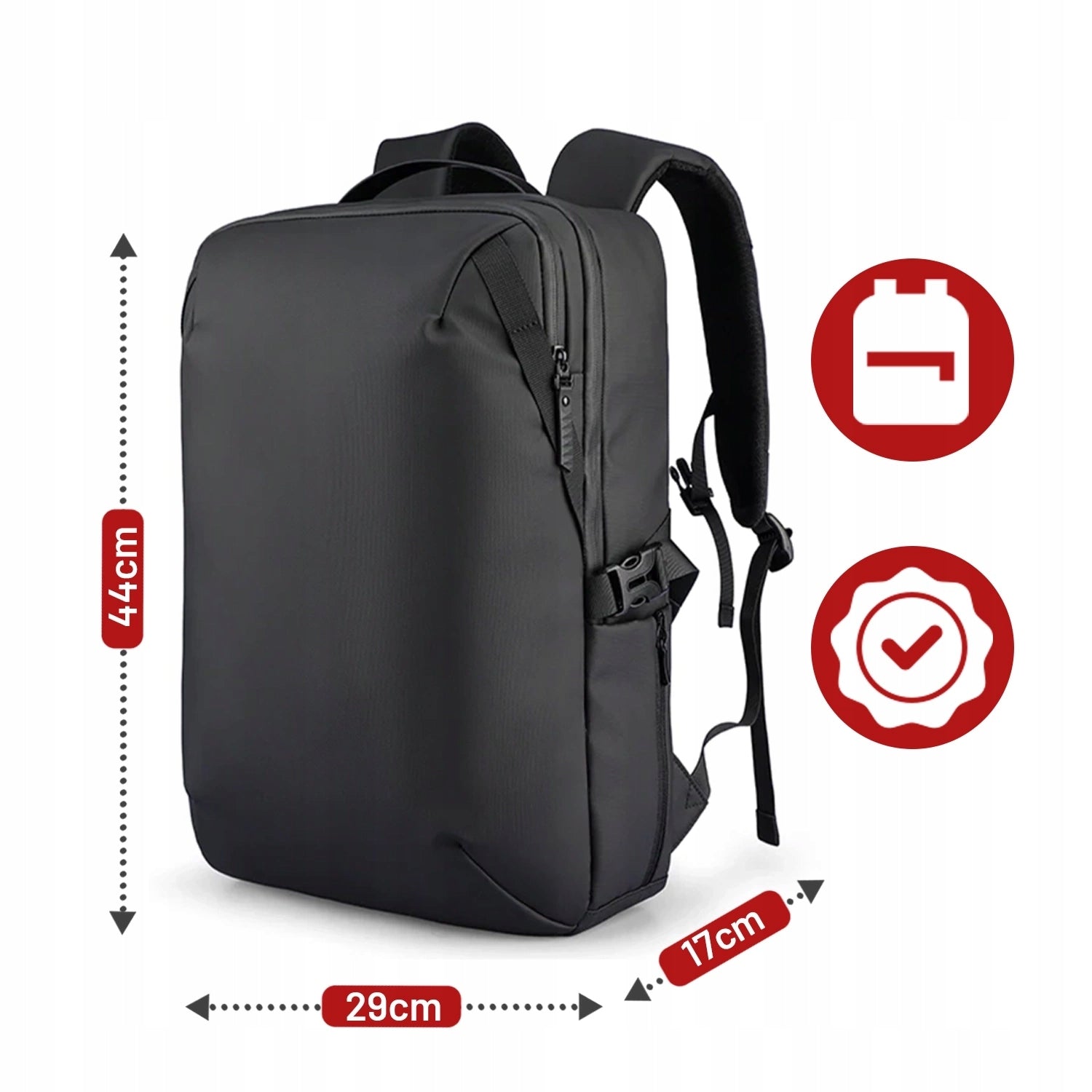 Laptop Travel Backpack 15.6" Mark Ryden, Waterproof, 21L, Large Brand no brand