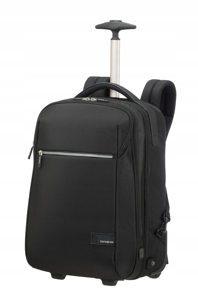 Laptop backpack with wheels 17.3" Samsonite Litepoint black 30l