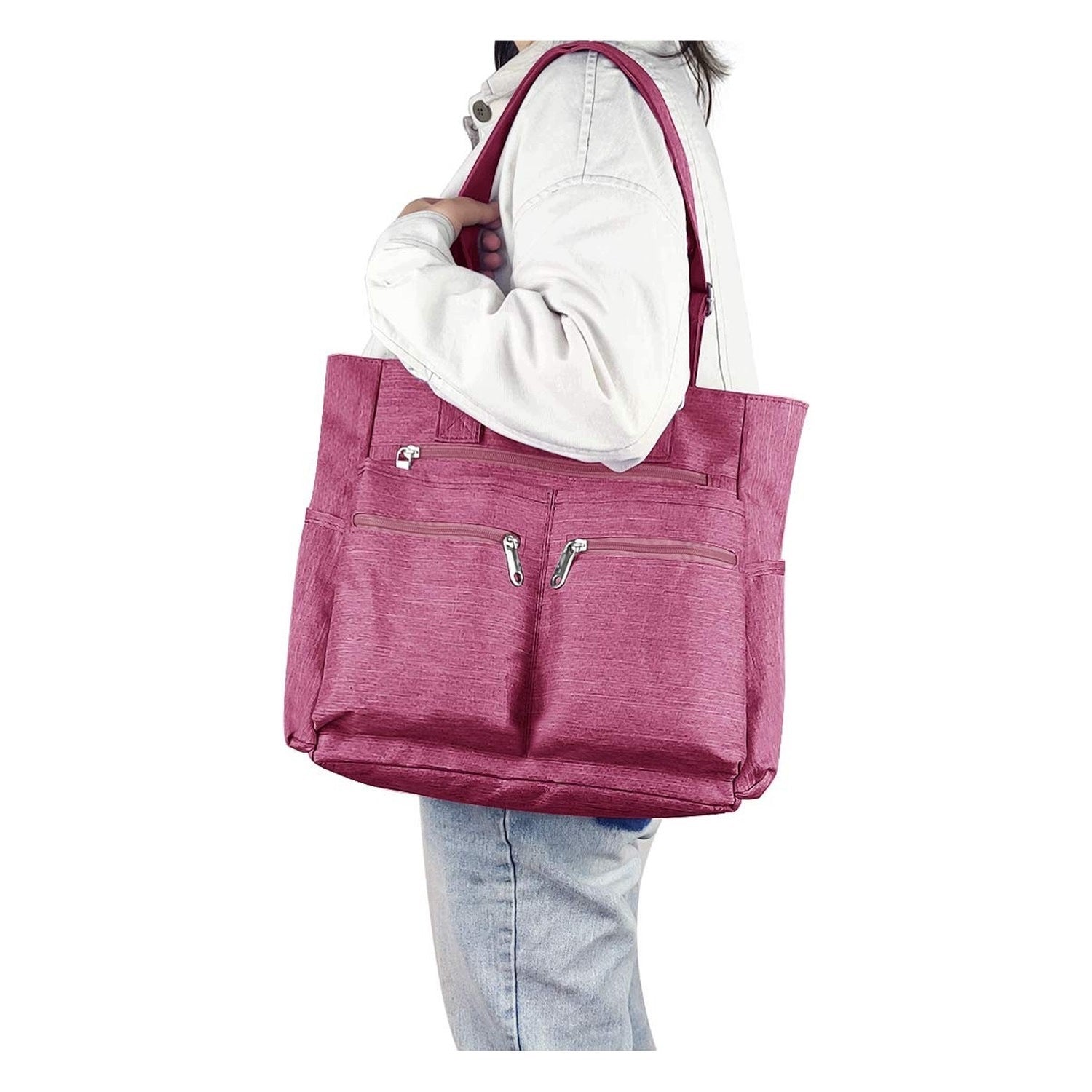 Laptop bag - waterproof - for work and school - pink Brand no brand