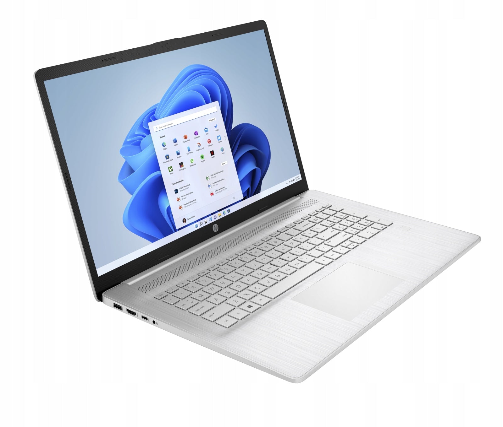 Laptop for work HP 17-cn Intel i7 16GB SSD 512GB Intel Xe FullHD Win 11 Batteries included yes