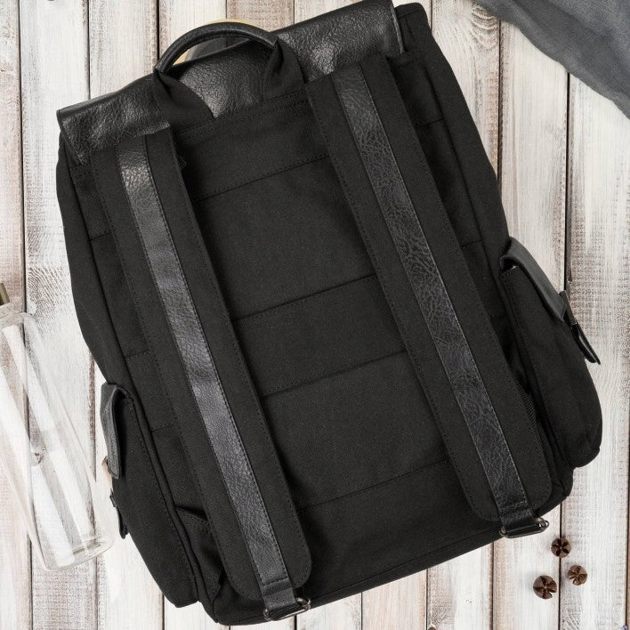 Laptop school backpack travel backpack black vegan A4 Paolo Peruzzi EAN (GTIN) 5905567210112