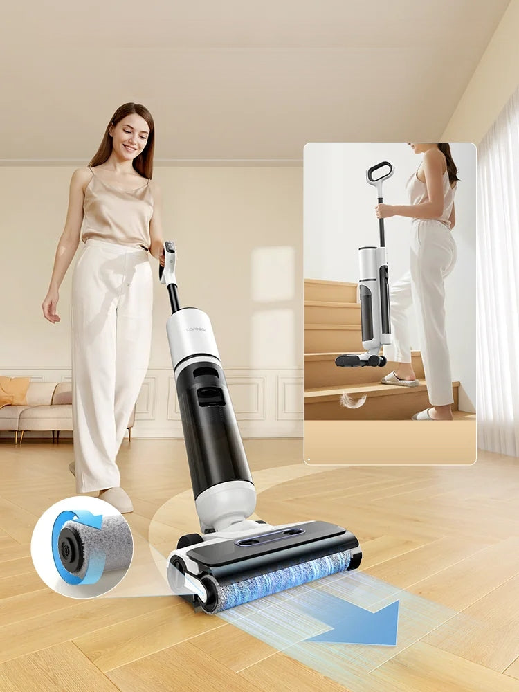 Laresar M5 Cordless Vertical Mopping Vacuum Cleaner Wet Dry Drying Model M5