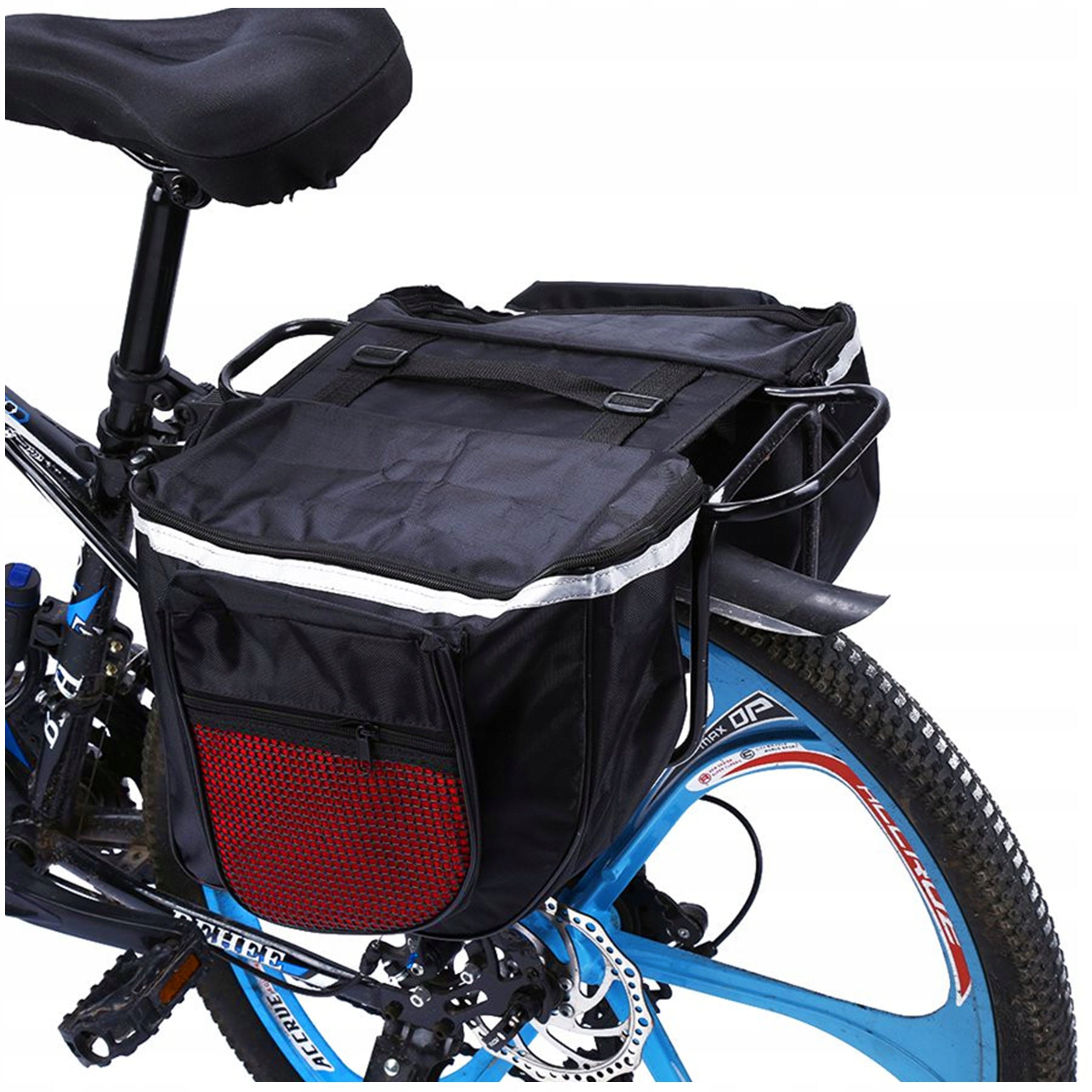Large Bicycle Bag Pouch Double for Luggage Rack 2 Compartments Bicycle Manufacturer code 1976
