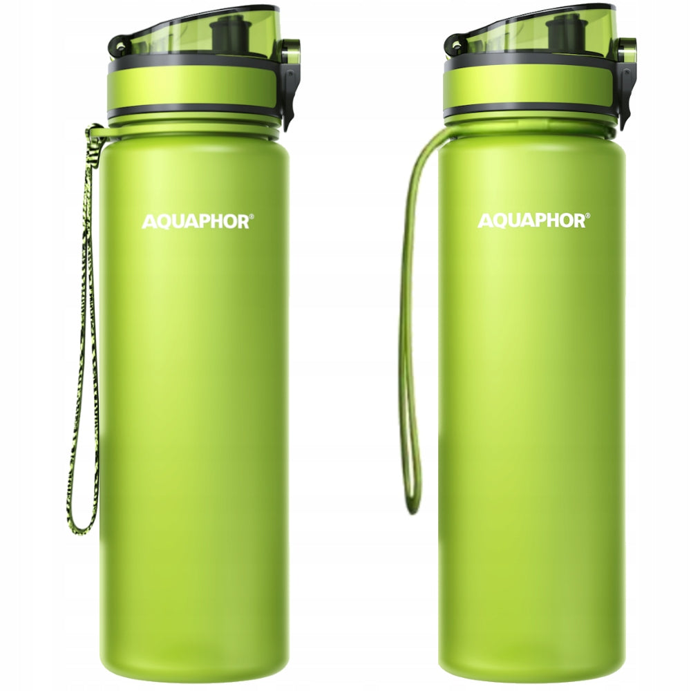 Large Bottle Filter Bottle AQUAPHOR CITY 0,8 L Green Brand Aquaphor