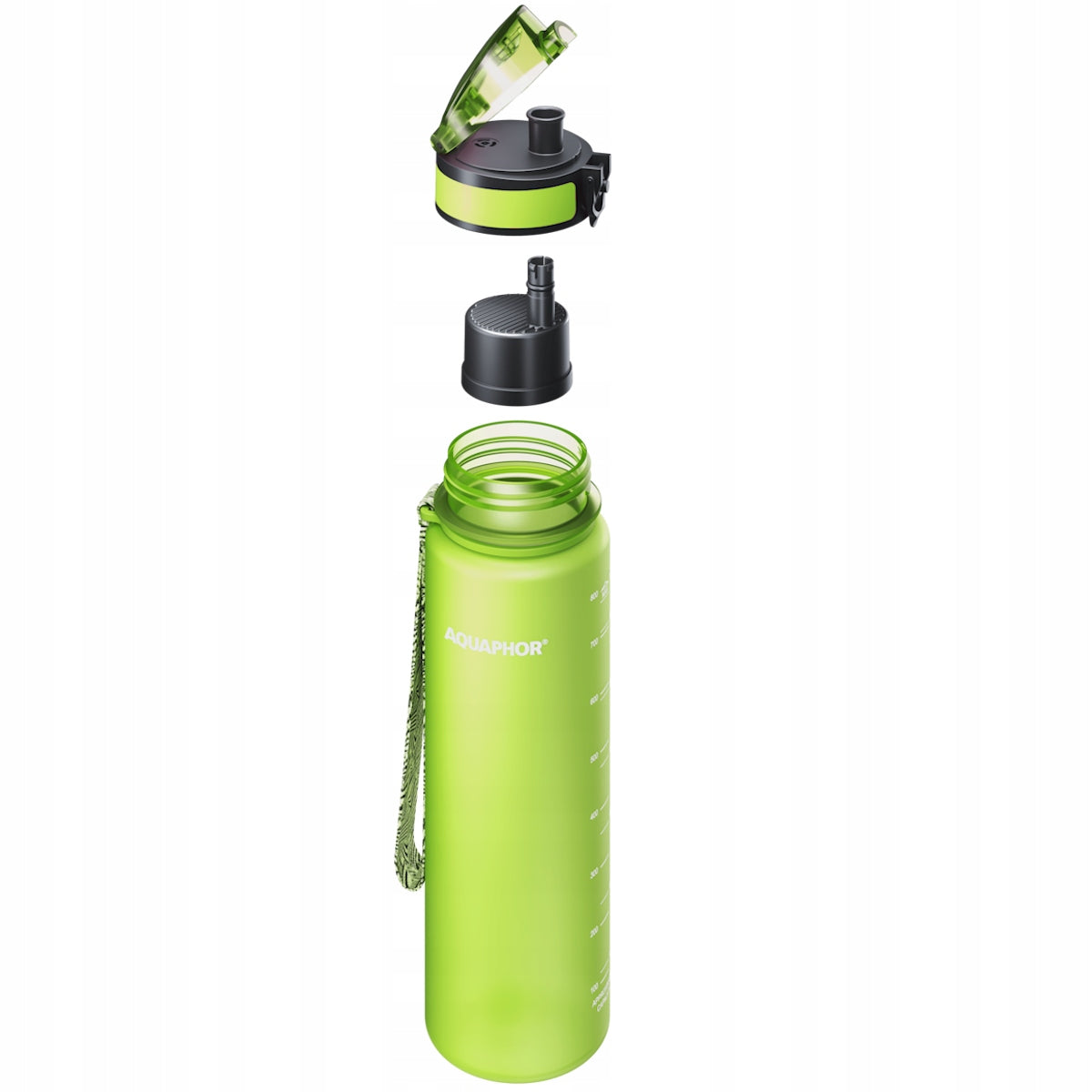 Large Bottle Filter Bottle AQUAPHOR CITY 0,8 L Green Packaging status original