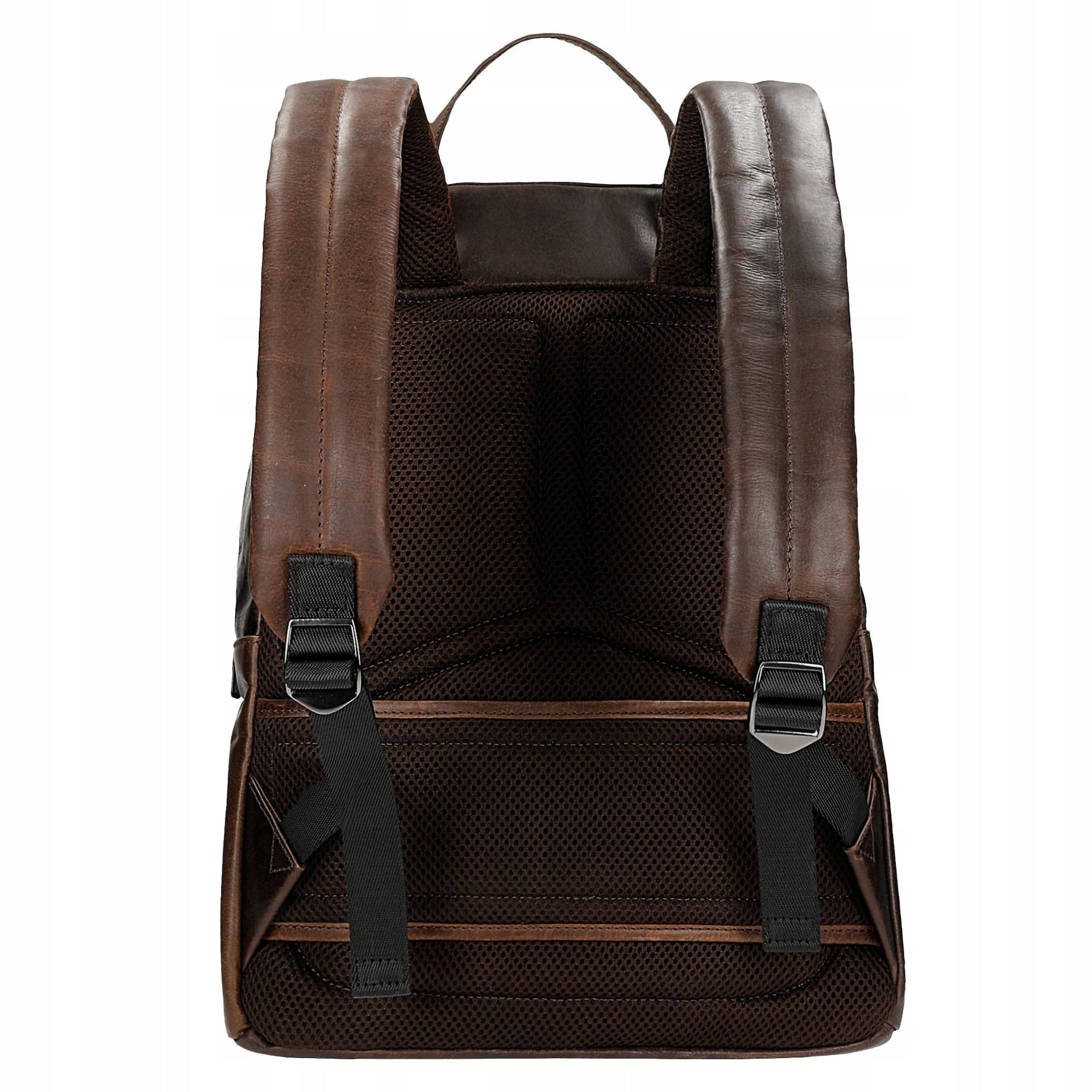 Large Brown Full Grain Leather Men's Backpack Gender man