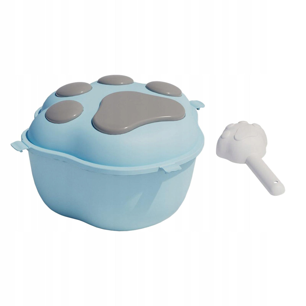 Large Capacity Pet Dog Food Storage Container Rice Box Sealed Can Blue Manufacturer code 08764048299