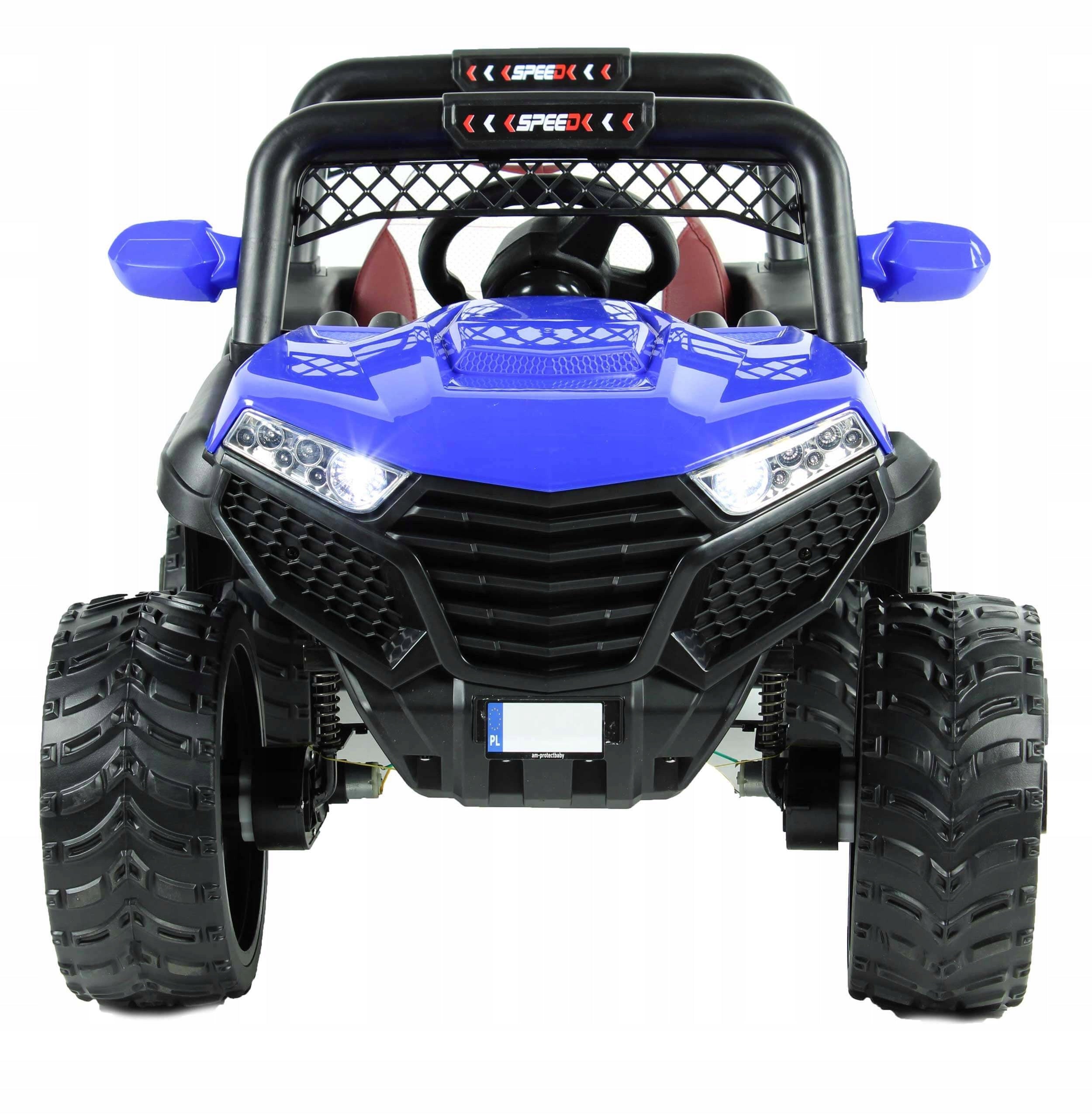 Large Car Auto Battery Blue 4x4 Kid's age 3＋ years