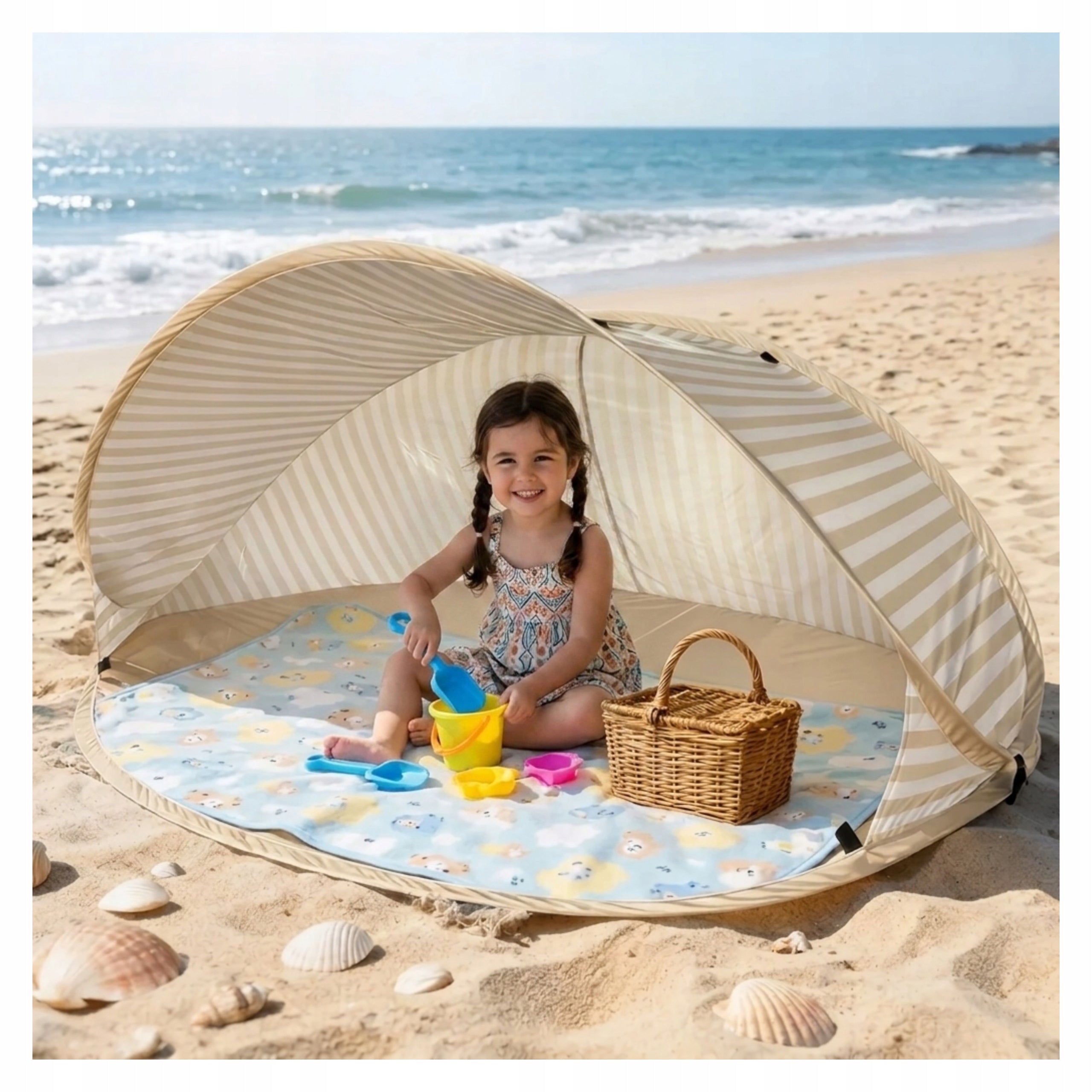 Large Children's Tent for Garden Self Deploying Baby Protection