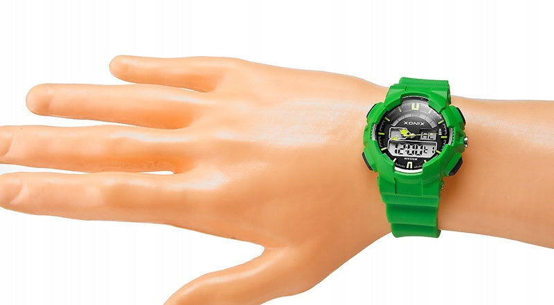 Large Children's Watch XONIX 10ATM DualTime Multi Brand Xonix