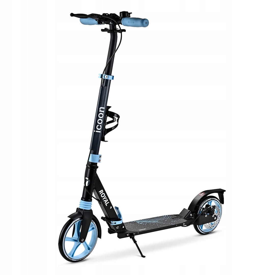 Large City Scooter Icoon Royal Blue Disc Brake 2xSHOCK ABSORBER Brand Icoon