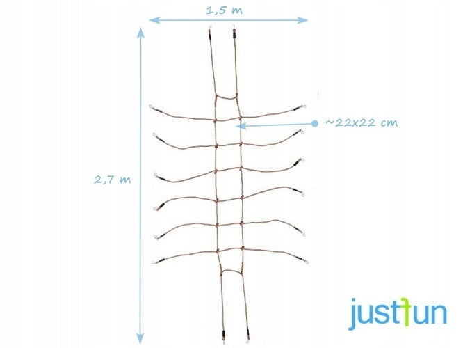 Large Climbing Net for Climbing 150x270cm 1,5x2,7m Kid's age 3＋ years