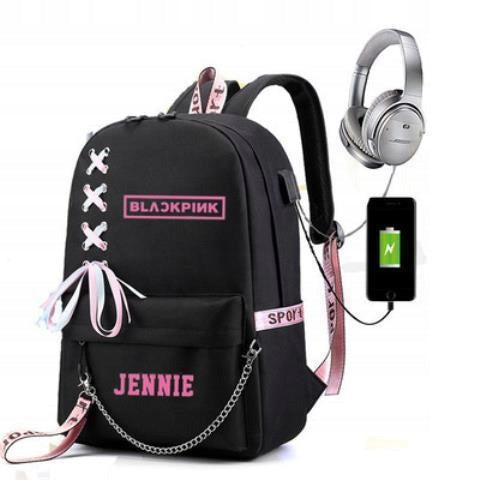 Large Cristiano Blackpink Backpack Waterproof New Design Manufacturer code luzhiobd99