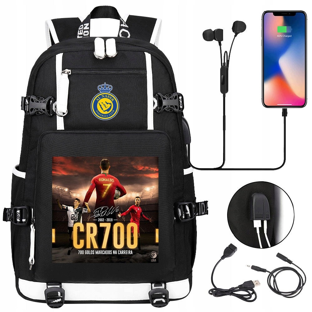 Large Cristiano Ronaldo Backpack Waterproof New Design Manufacturer code DSA;DLASD