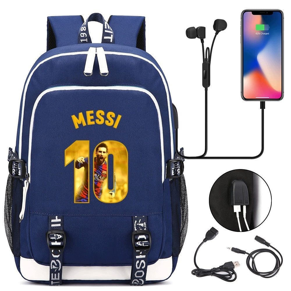 Large Cristiano Ronaldo Backpack Waterproof New Design Manufacturer code luzhiobd99