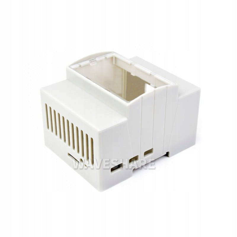 Large DIN housing for Raspberry Pi 5 ABS with space for additional modules Manufacturer WaveShare