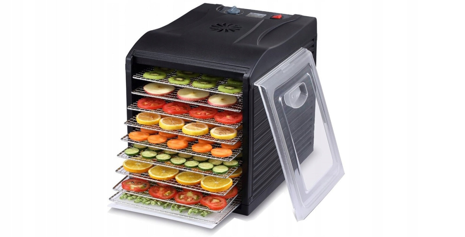 Large Dehydrator Fruit Mushroom Dryer ZYLE GRAND 9 Tac Metal 700W