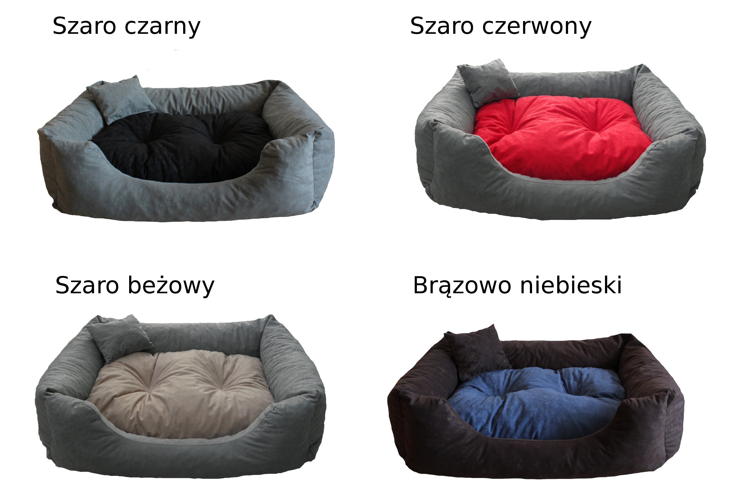 Large Dog Bed XXL Soft Bed Playpen 100x80 Assorted Colors Shape rectangular