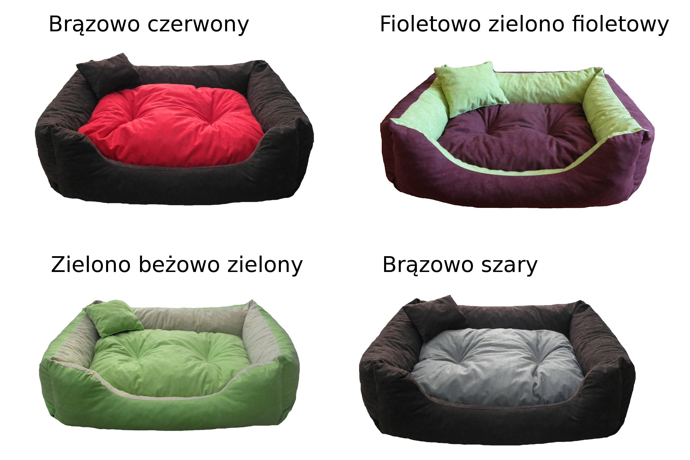 Large Dog Bed XXL Soft Bed Playpen 100x80 made in Poland Color gray
