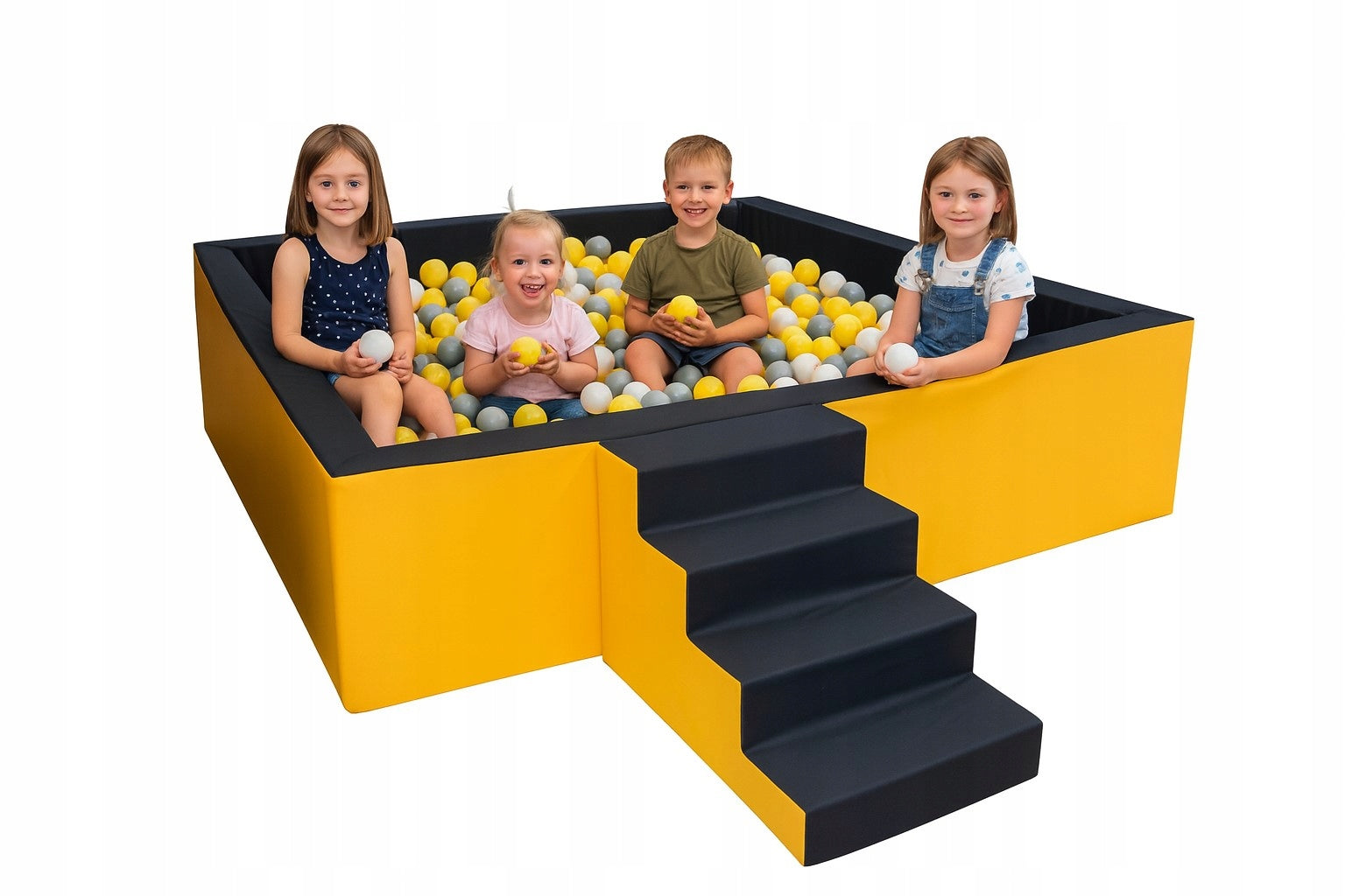 Large FOAM pool with stairs for children kindergarten school 300x300