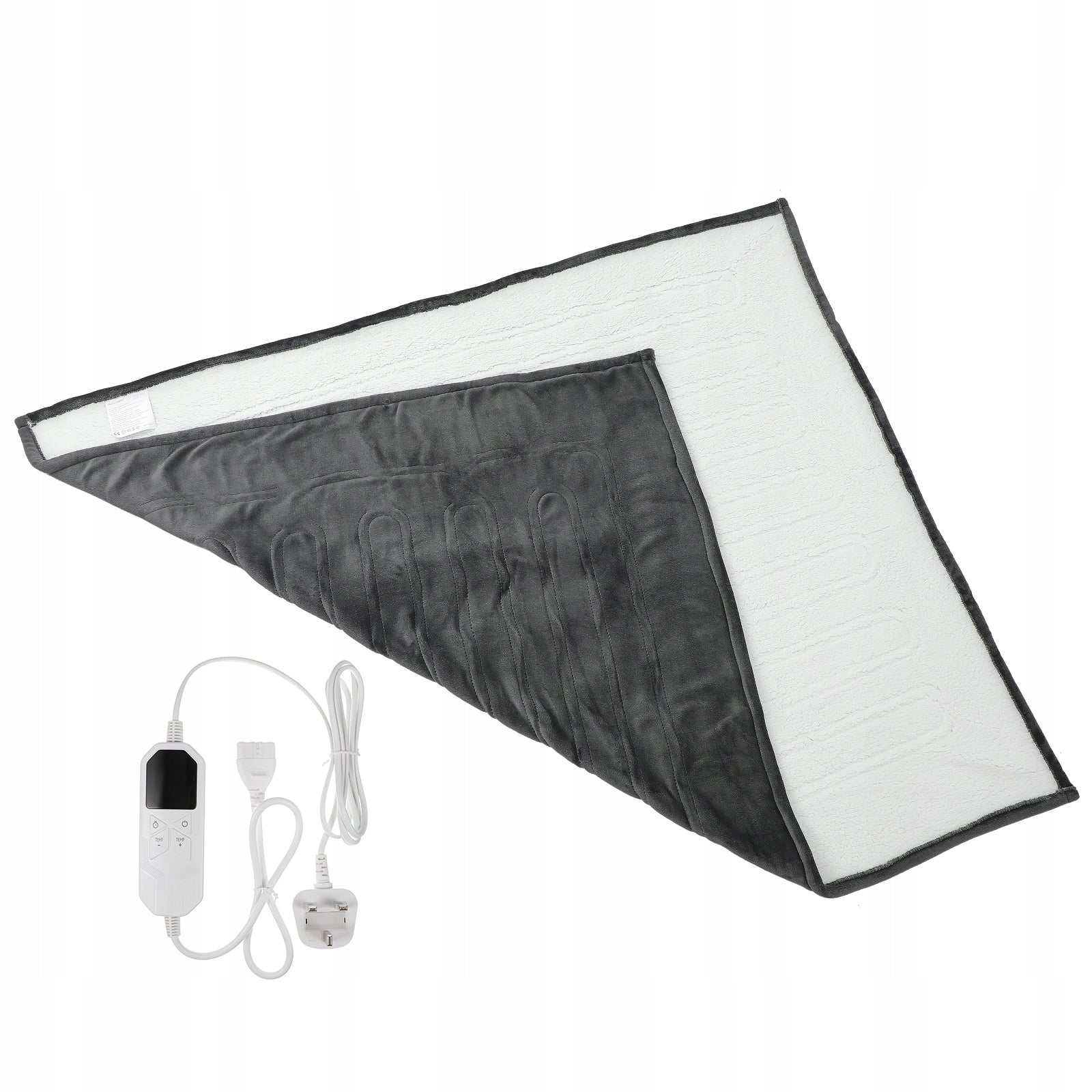 Large Flannel Heated Throw Blanket with Rapid, Even Heating Medical device type accessories for a medical device or a product without an intended medical purpose