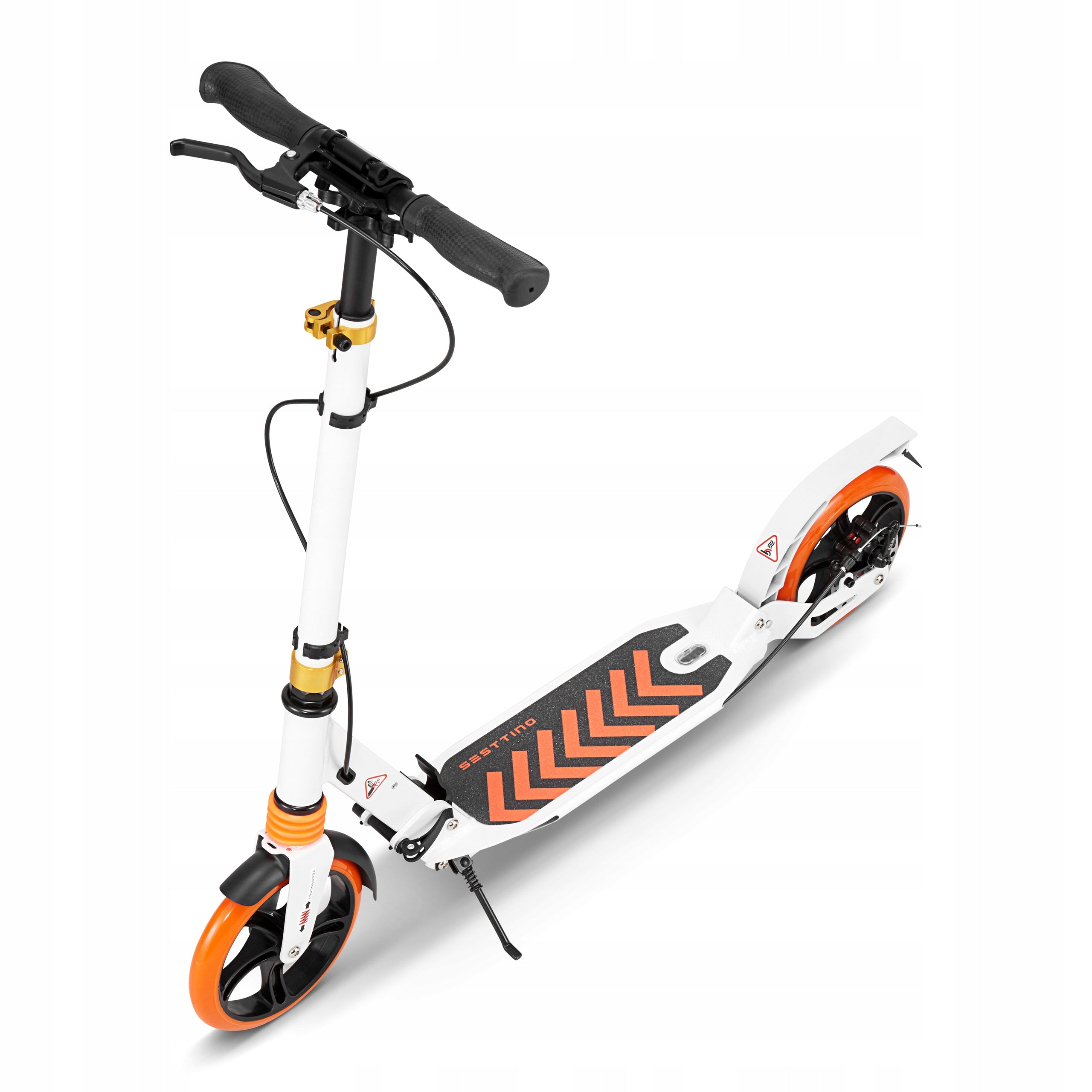 Large Folding City Scooter Sesttino Shiro Disc Brake Shock Absorption Brand Sesttino