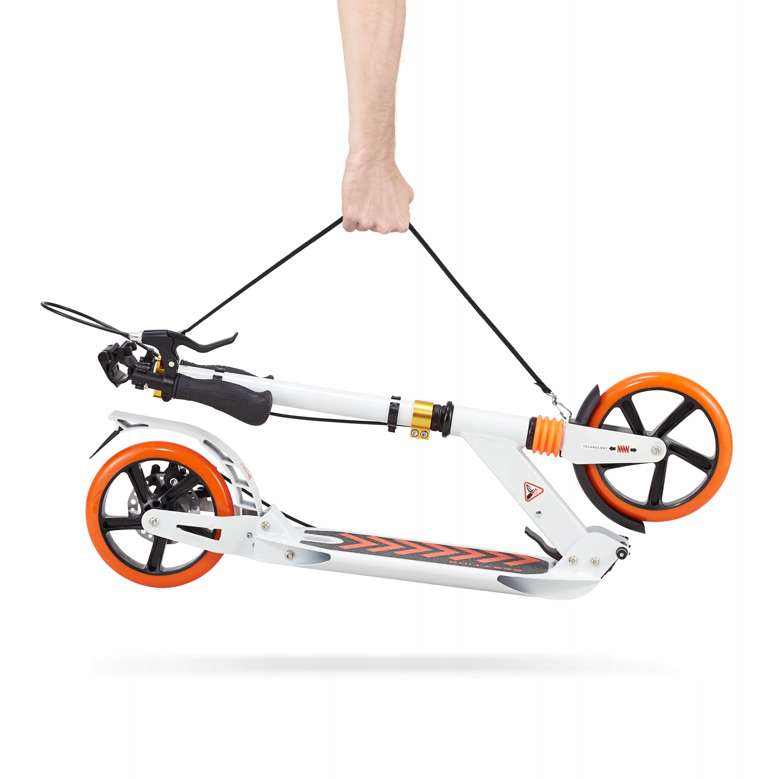 Large Folding City Scooter Sesttino Shiro Disc Brake Shock Absorption Frame aluminum