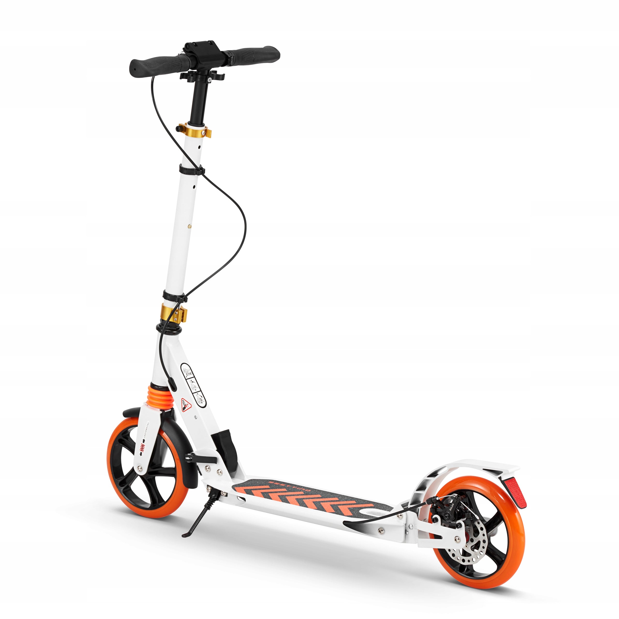 Large Folding City Scooter Sesttino Shiro Disc Brake Shock Absorption Manufacturer code SSC001