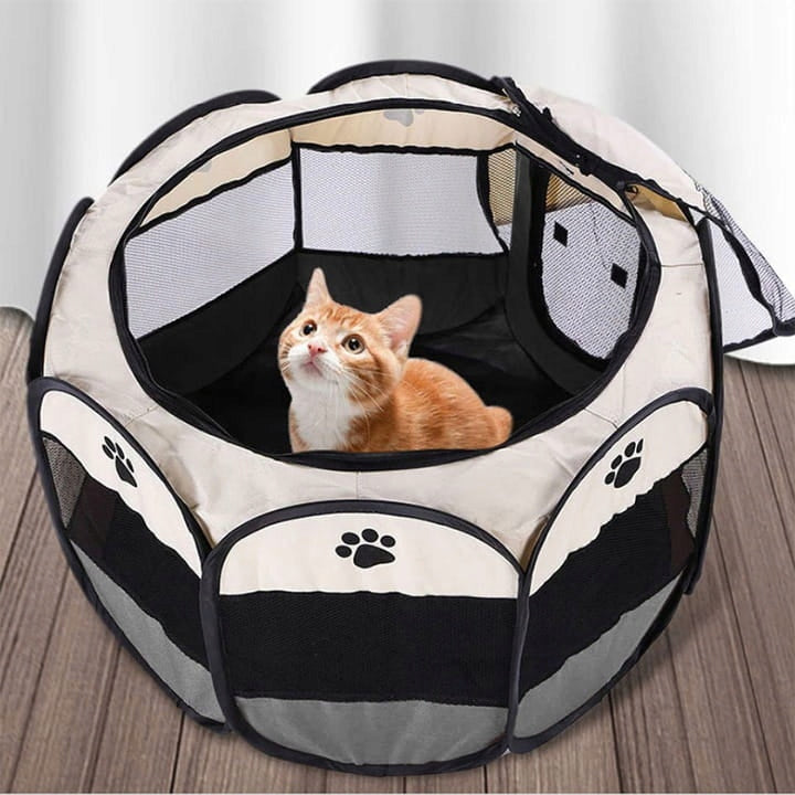 Large Folding Playpen For Dog Cat Rabbit Puppies Animal XXL 59x114cm EAN (GTIN) 5906268992123