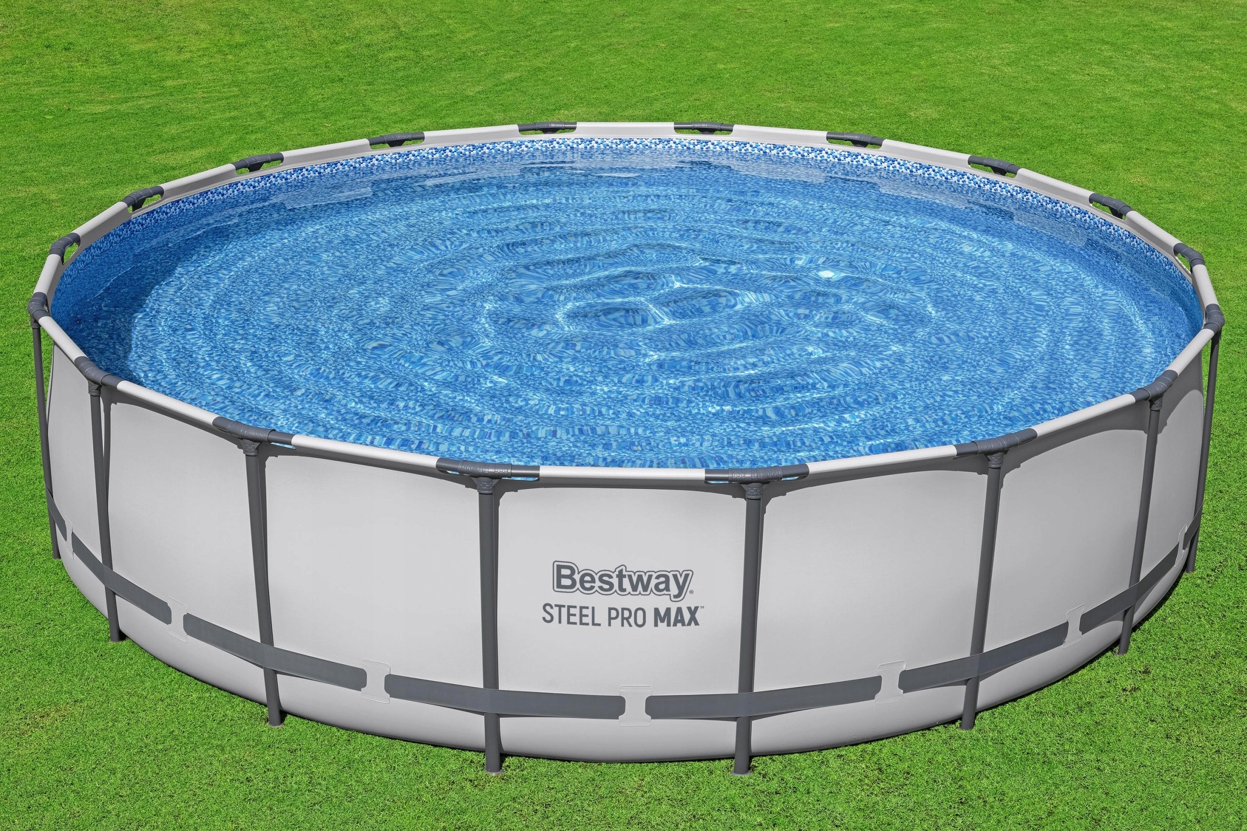 Large Garden Pool Framed Round 549x122 pump Bestway 56462 MODEL2026 Product width 549 cm