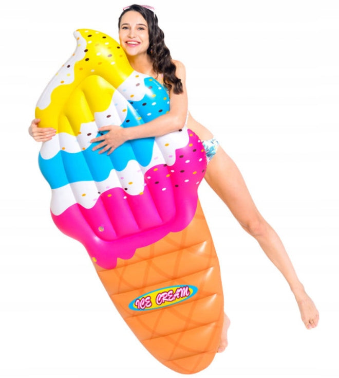 Large Inflatable Mattress CONE ICE Mat 180x87 JILONG