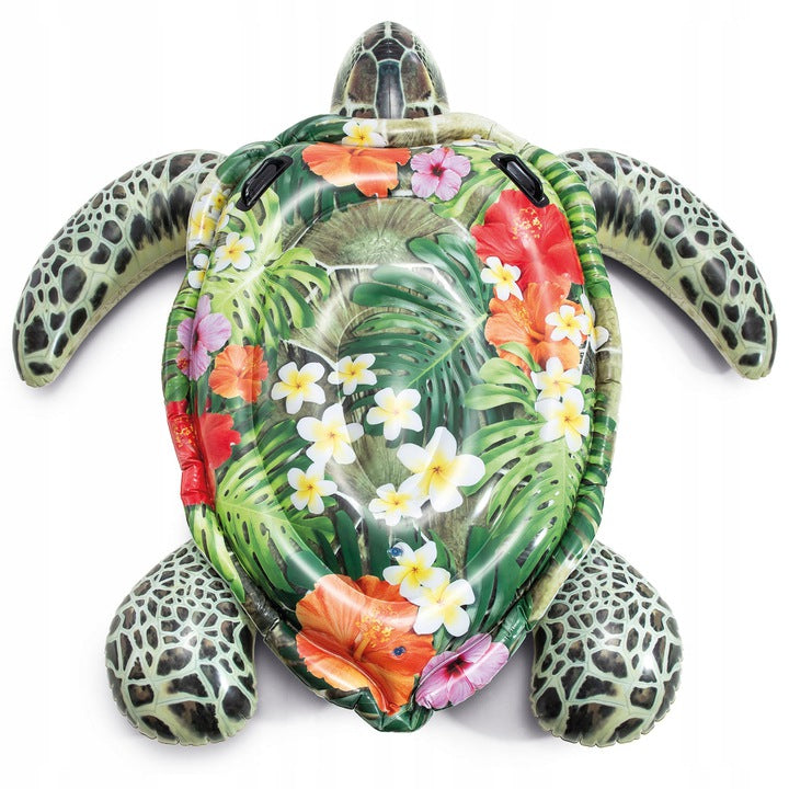 Large Inflatable Water Mattress Turtle for Swimming 57555 Color green