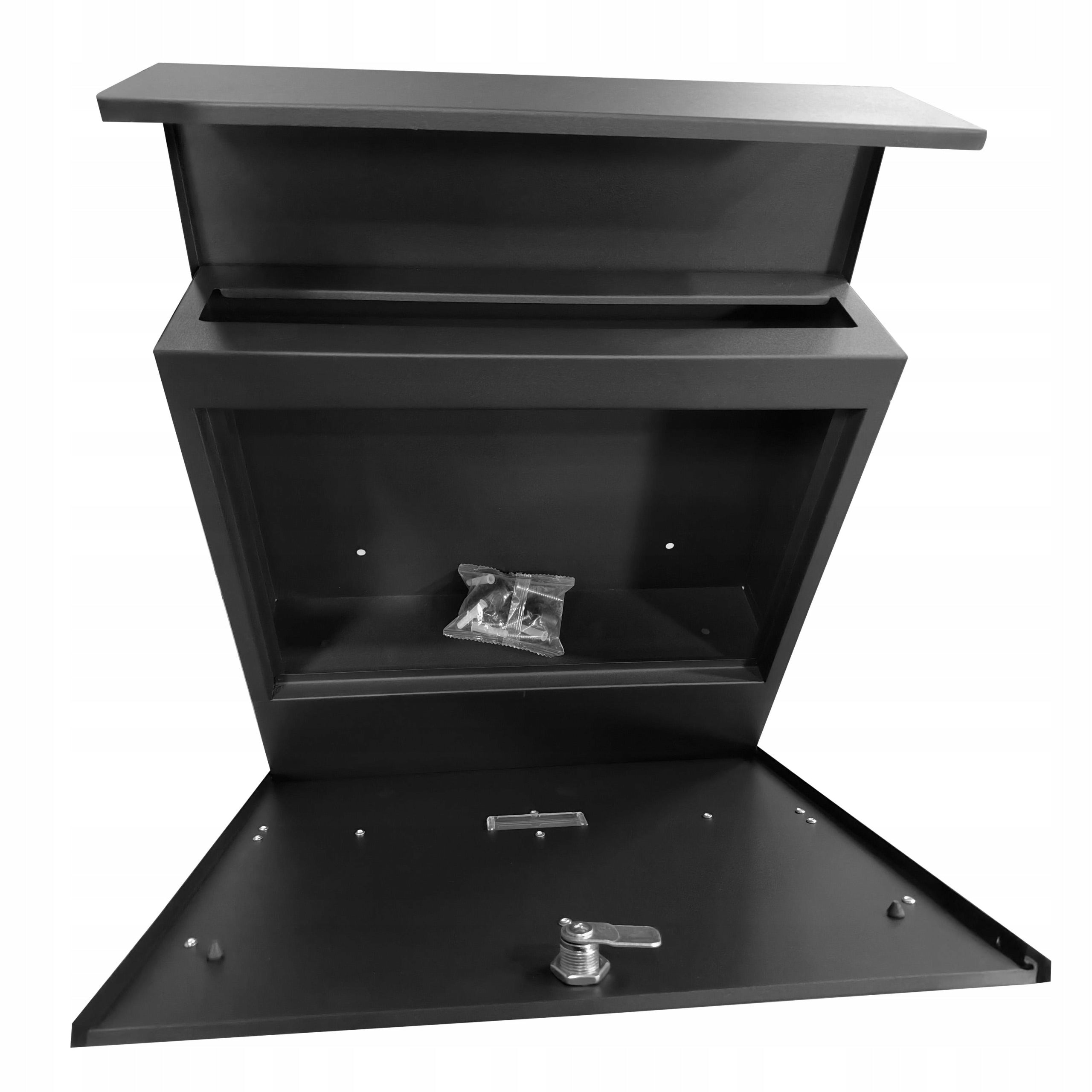 Large Letterbox A4 Newspaper For Fence For Post Office Newspaper Tube Color black