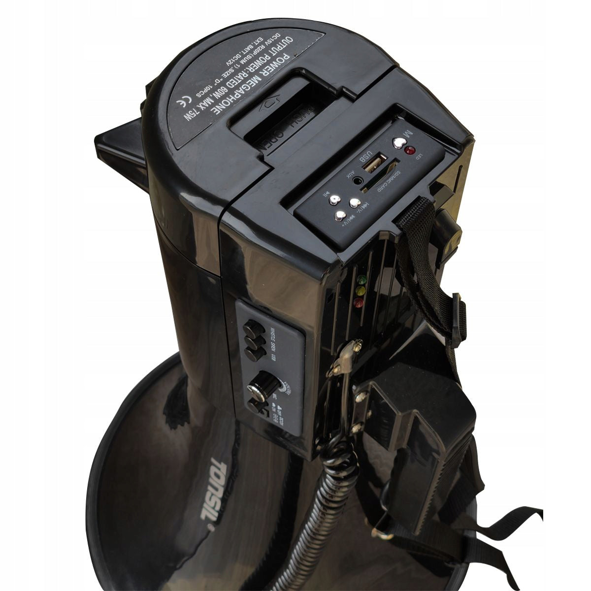 Large Megaphone TE 35/20 Recording, MP3, USB, Siren Power 150W Range up to 1500m Packaging status original