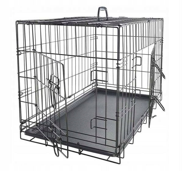 Large Metal Cage for Animal Transport Dog Trade name Klatka Kennelowa 30"