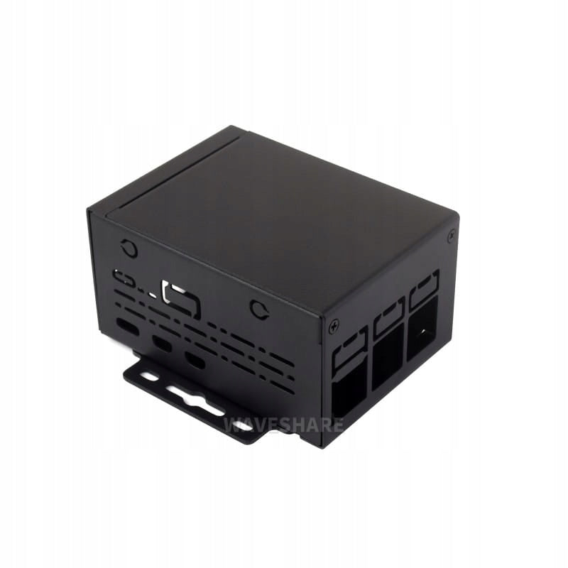 Large Metal DIN Enclosure for Raspberry Pi 5 with Space for Modules