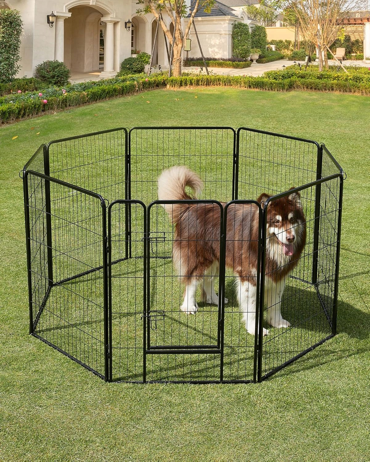 Large Metal Playpen Dog Cage Modular 77 x 235 x 100 cm Trade name kojec wybieg