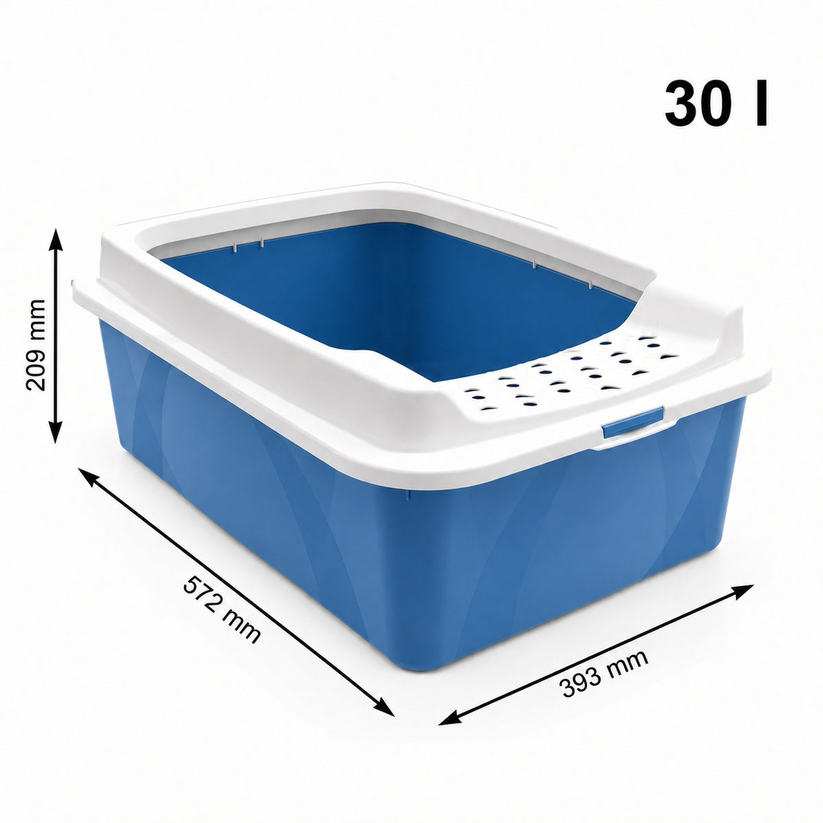 Large Open Cat Cuvette Rotho BONNIE Blue Cuvette with Gravel Frame Manufacturer code 4004706161