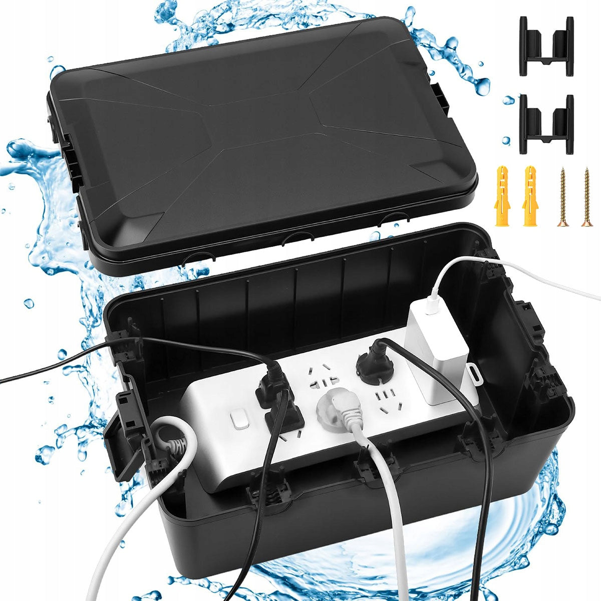 Large Outdoor Waterproof Electrical Box For IP54 Cables NEW 2026 Model 4069943634686